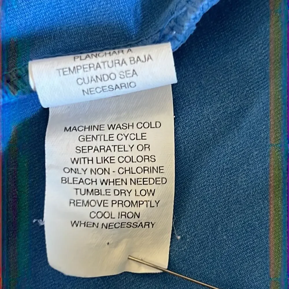 The Children’s Place 6X/7 Blue Knit Capri Pants Butterfly Waistband